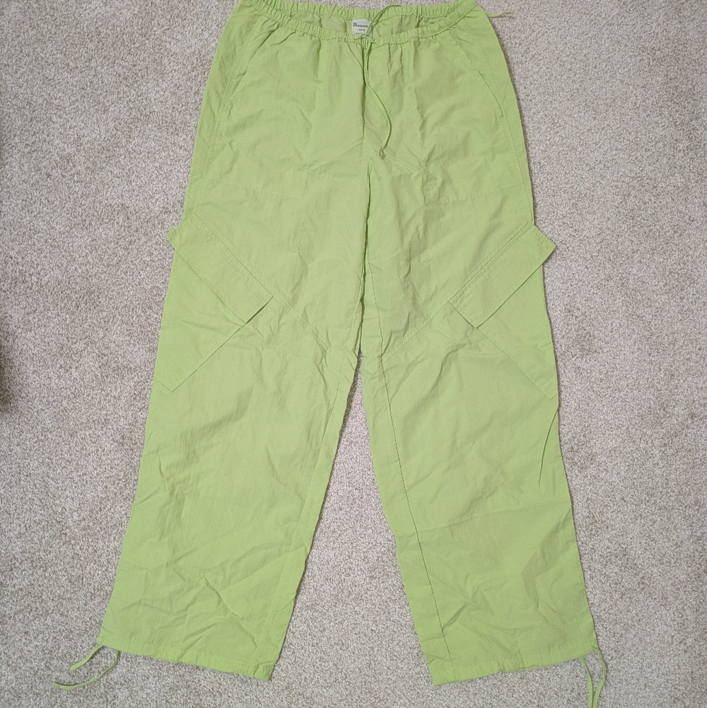 No Boundaries Lime Green Wide Leg Pants